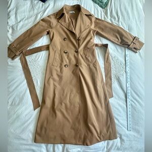 🩷 Reformation “Holland” Khaki Trenchcoat, Small
